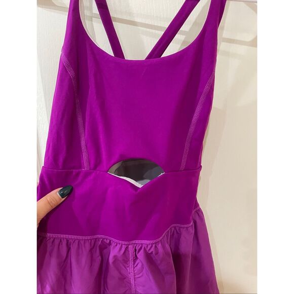 Free People Righteous Runsie Vivid Violet Size XS - Picture 4 of 7